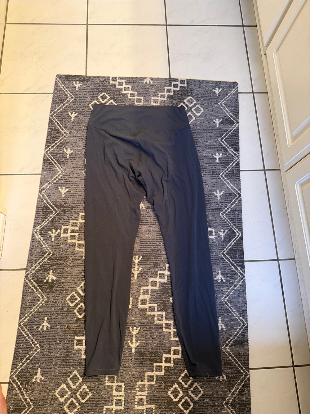 Vuori AllTheForm Legging Azure Blue High Waist 7/8 Length - Picture 6 of 7